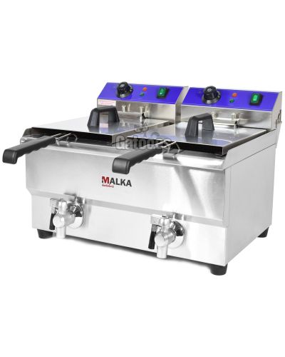 Freidora 16+16 litros Malka FED32 con Tapas