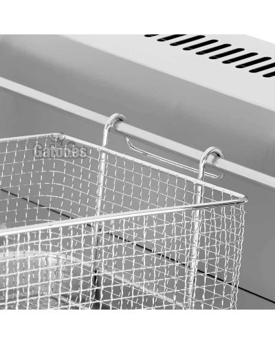 Detalle de Freidora de Gas 17+17 litros Malka FGD34