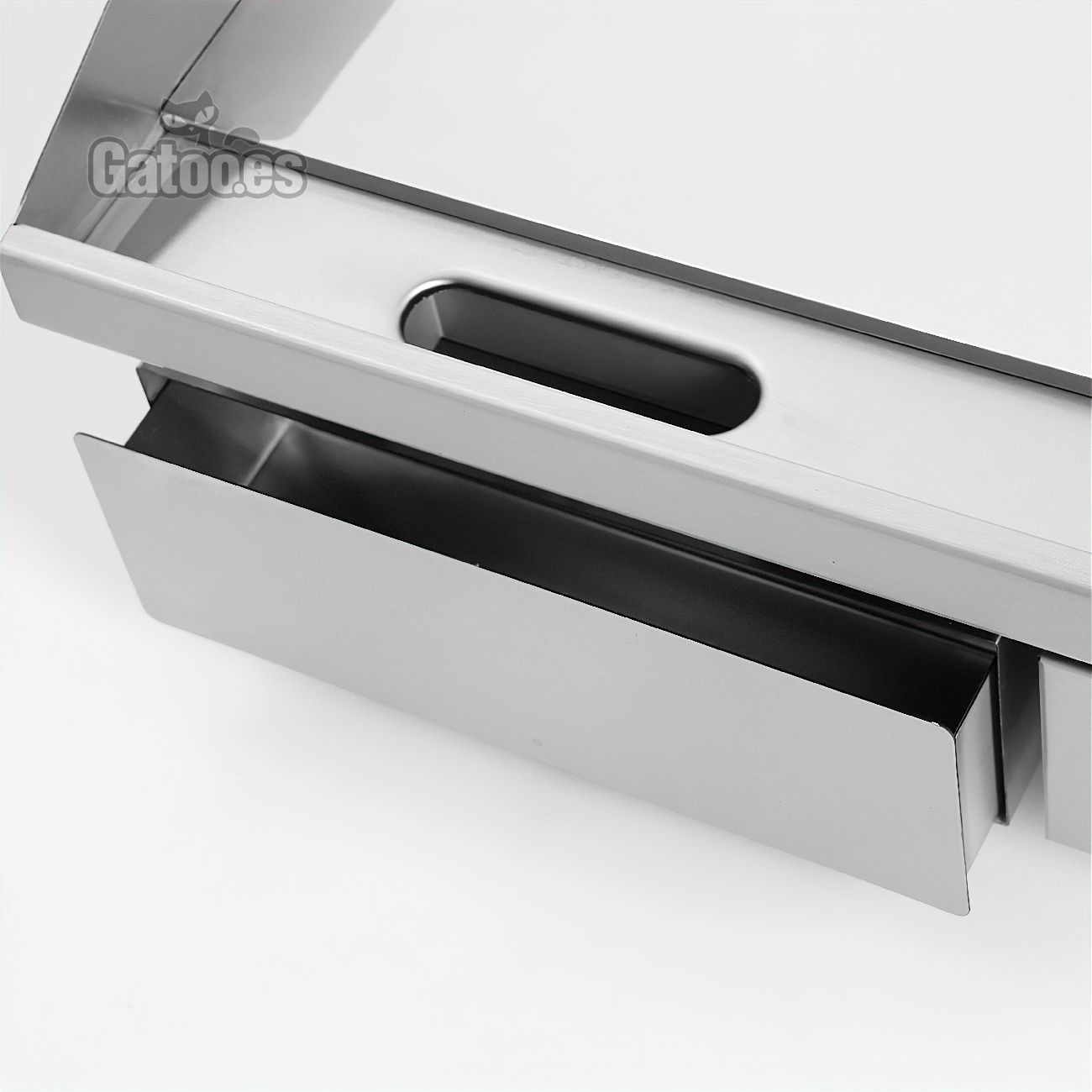 Plancha Eléctrica de Cocina Industrial Eltron. Cromoduro Ancho 55 cm - Cajón