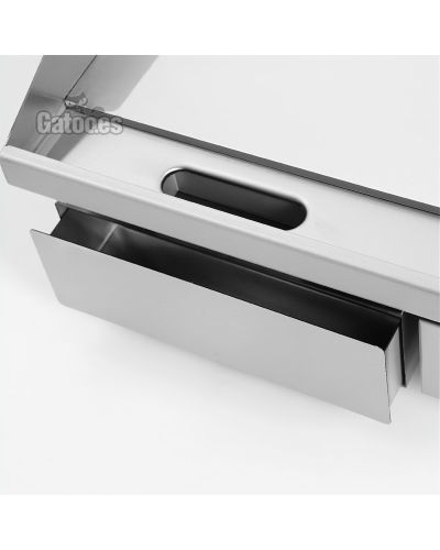 Plancha Eléctrica de Cocina Industrial Eltron. Cromoduro Ancho 55 cm - Cajón Plancha Eléctrica de Cocina Industrial Eltron. Cromoduro Ancho 55 cm - Cajón