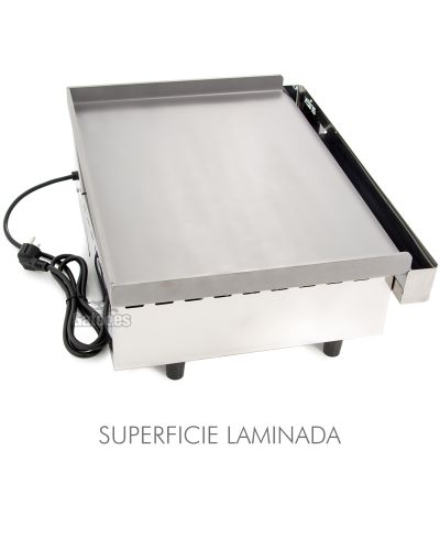 Plancha Eléctrica 60 cm - Placa Laminada Lateral