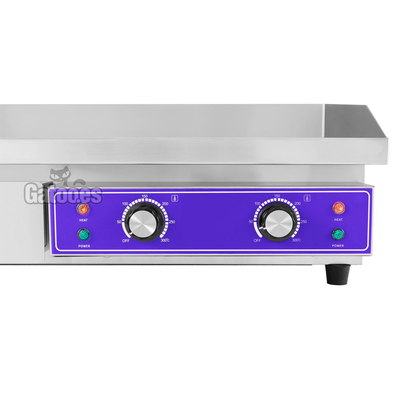 Plancha Eléctrica de Cocina Profesional. 730 cm. Detalle