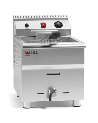 Vista frontal de Freidora de Gas 17 litros Malka FGS17