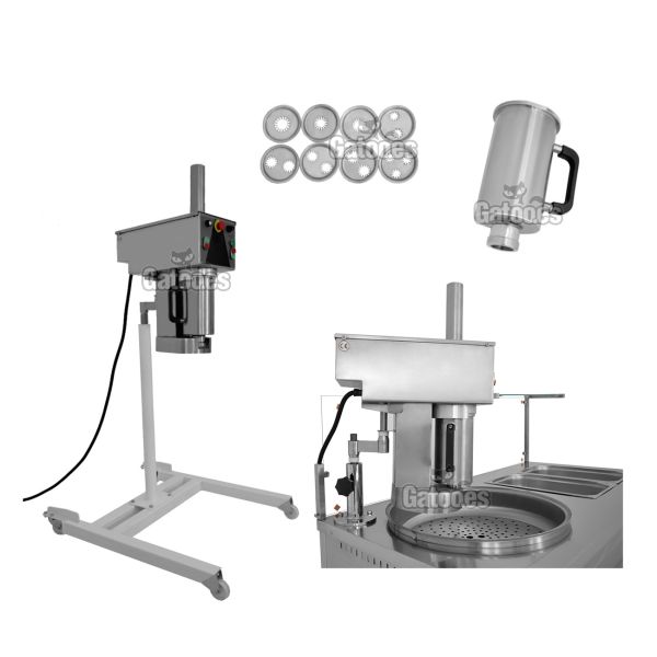 Soporte opcional y 8 Discos incluidos para la Dosificadora automática de churros 3,5 kg DA35