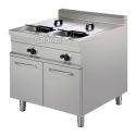Freidora a Gas con Mueble Doble 24+24 litros Profesional