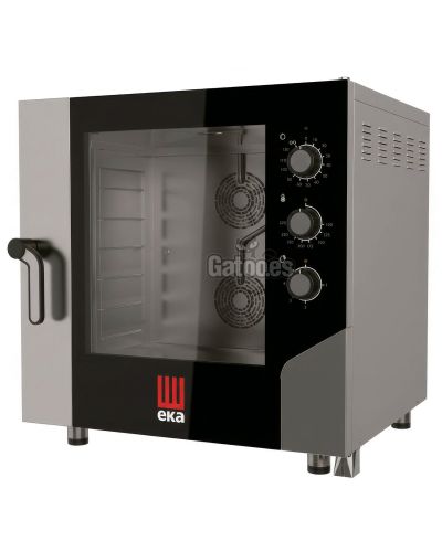 Horno para Pastelería, Panadería y Cocina con 6 bandejas de 60x40 y con vapor. EKA