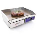 Plancha Eléctrica de Cocina Profesional Malka. Ancho 55 cm