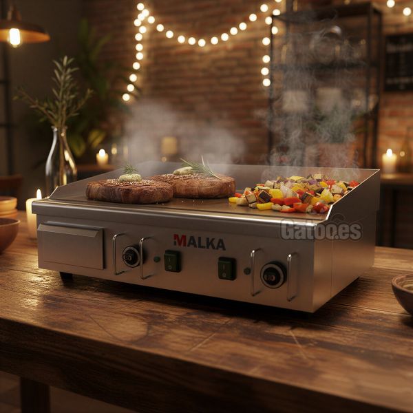 Plancha Eléctrica Cocina Profesional Malka PE74 - Restaurante