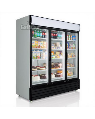 Expositor Refrigerado Profesional 3 Puertas Cristal