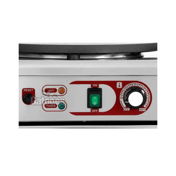 Crepera Profesional doble - detalle