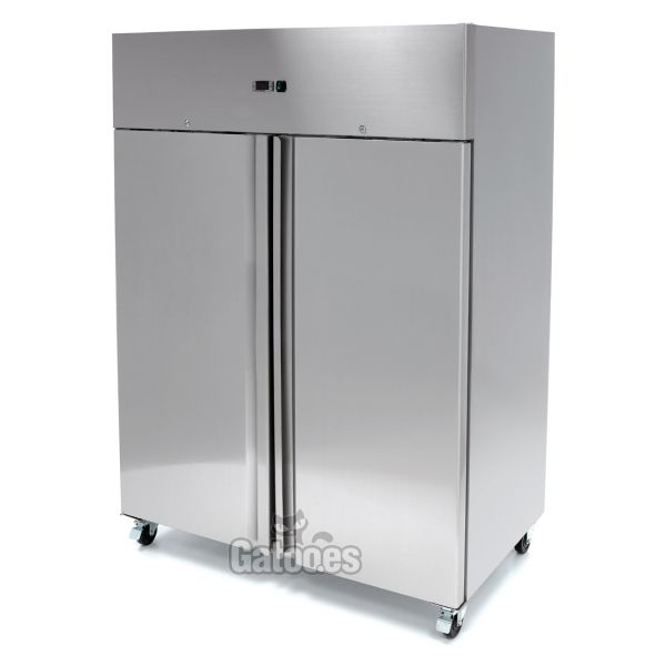 Congelador Vertical Doble Profesional Lux 1.200 Litros Inox. Alto 200 x Ancho 134 cm.