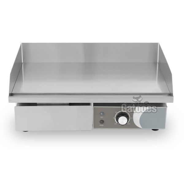 Plancha de Cocina eléctrica de Cromoduro. 55 cm