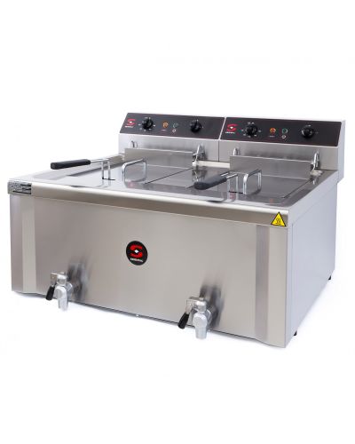 Freidora industrial Sammic FE-12+12 Trifásica 12+12 Litros