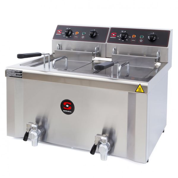 Freidora profesional Sammic FE-8+8 de 8+8 litros