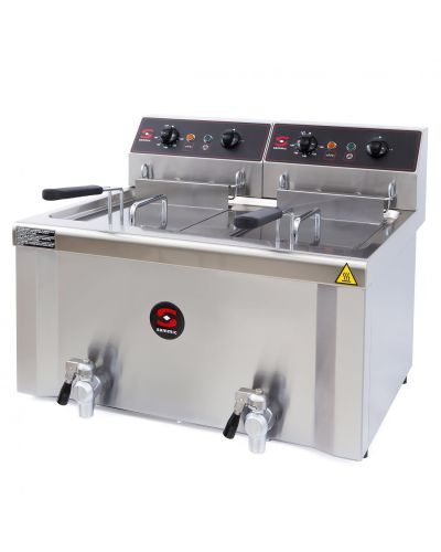 Freidora profesional Sammic FE-8+8 de 8+8 litros