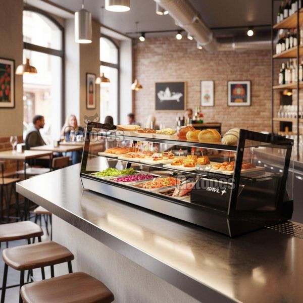 Vitrina Refrigerada para tapas. Sayl Kube-4 - Restaurante