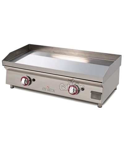 Plancha a Gas Industrial 80 cm. Cromoduro