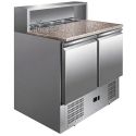 Mesa Refrigerada para Ensaladas de Granito, 5 cubetas GN1/6. Ancho 90 cm.