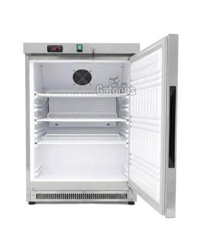 Frigorífico Vertical Profesional 200 Litros. Alto 85 x Ancho 60 cm - abierto