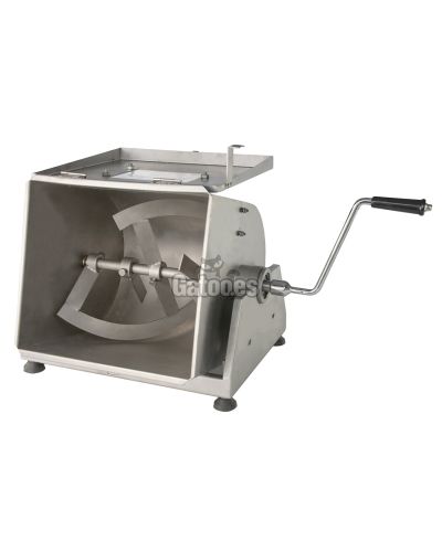 Amasador de Carne Profesional de 20 Litros Garhe. Manual o Con motor. Inox