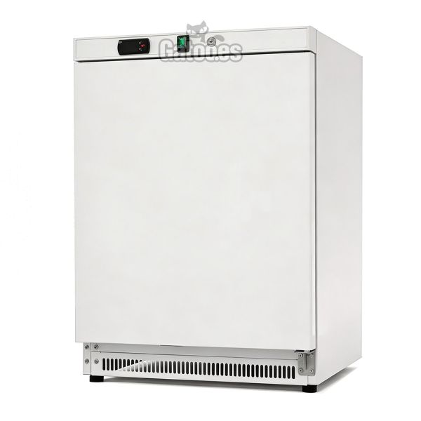 Congelador Vertical Profesional 200 Litros. Alto 83 cm. Blanco