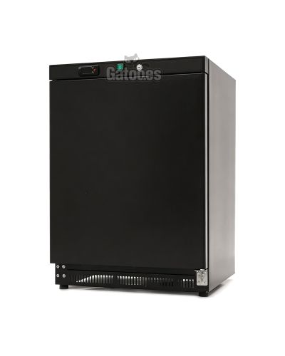 Congelador Vertical Profesional 200 Litros. Alto 83 cm. Negro