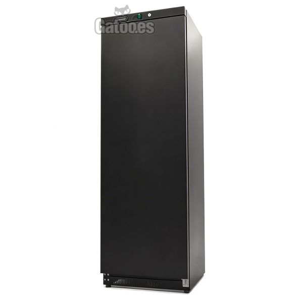 Congelador Vertical Profesional 400 Litros. Alto 183 cm. Lacado Negro