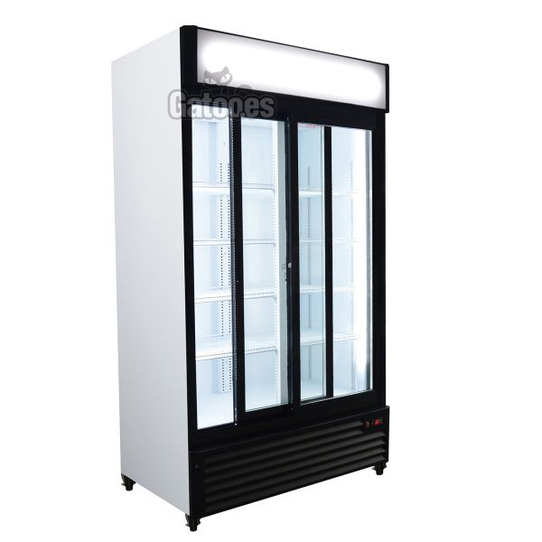 Armario Expositor Refrigerado con 2 Puertas de cristal