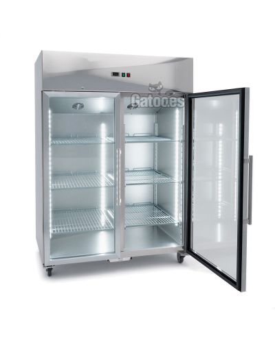 Congelador Vertical Profesional Lux 1.200 Litros Inox. Con Bandejas GN 2/1