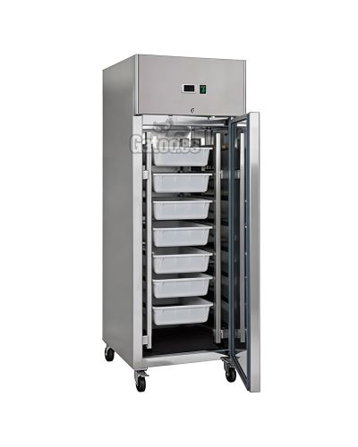 Armario Refrigerado para Pescado Lux 600 Litros. Con 7 Contenedores 60x40. Alto 198 cm.