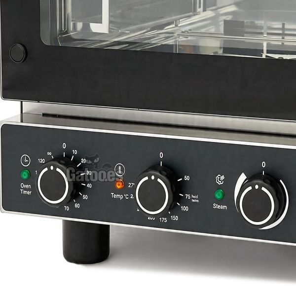 Horno de Cocina profesional de 4 bandejas gastronorm 35x33 con vapor HX423 - mandos analógicos