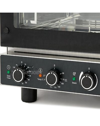 Horno de Cocina profesional de 4 bandejas gastronorm 35x33 con vapor HX423 - mandos analógicos