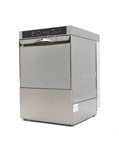 Lavavajillas Industrial LX400. Cesta de 40x40. Con Bomba de Desagüe y Dosificador de Detergente - vista lateral