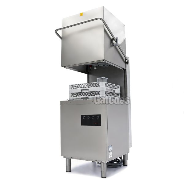 Lavavajillas Industrial de Capota LX500. Cesta de 50x50. Con Bomba de Desagüe