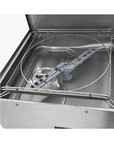 Lavavajillas Industrial de Capota LX500. Cesta de 50x50. Con Bomba de Desagüe - brazos de lavado ABS