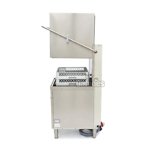 Lavavajillas Industrial de Capota LX500. Cesta de 50x50. Con Bomba de Desagüe - Trifásico