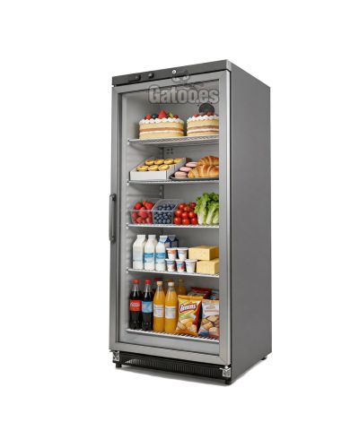 Frigorífico Vertical Profesional 400-600 Litros. Con Puerta Cristal. Alto 185 x Ancho 60-78 cm