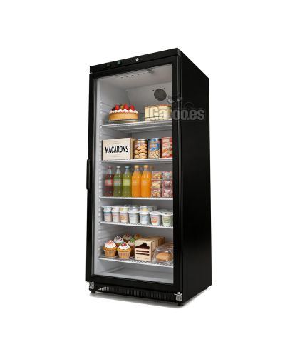 Frigorífico Vertical Profesional 400-600 Litros. Con Puerta Cristal. Alto 185 x Ancho 60-78 cm - alimentación