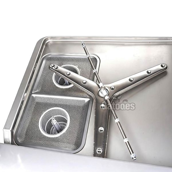 Lavautensilios Industrial LX700. Cesta de 70x70 - aspas de lavado